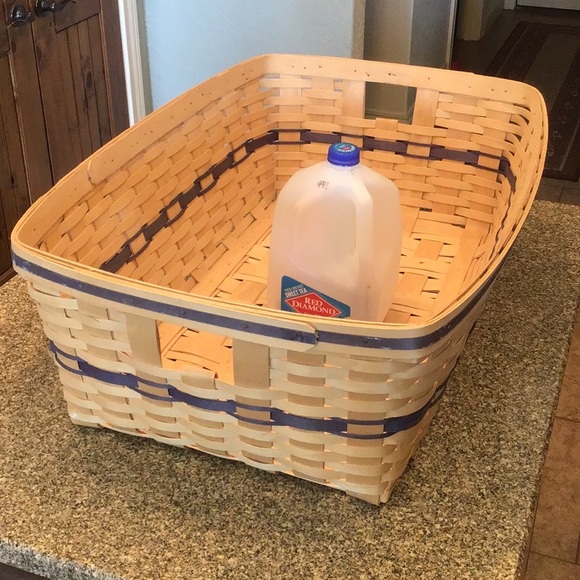 Longaberger Other - 1988 Jumbo!! Longaberger Storage Solutions Basket, 21” W x 30” L x 9 1/2” H